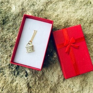 New Cecilia gold handmade luxury lock necklace